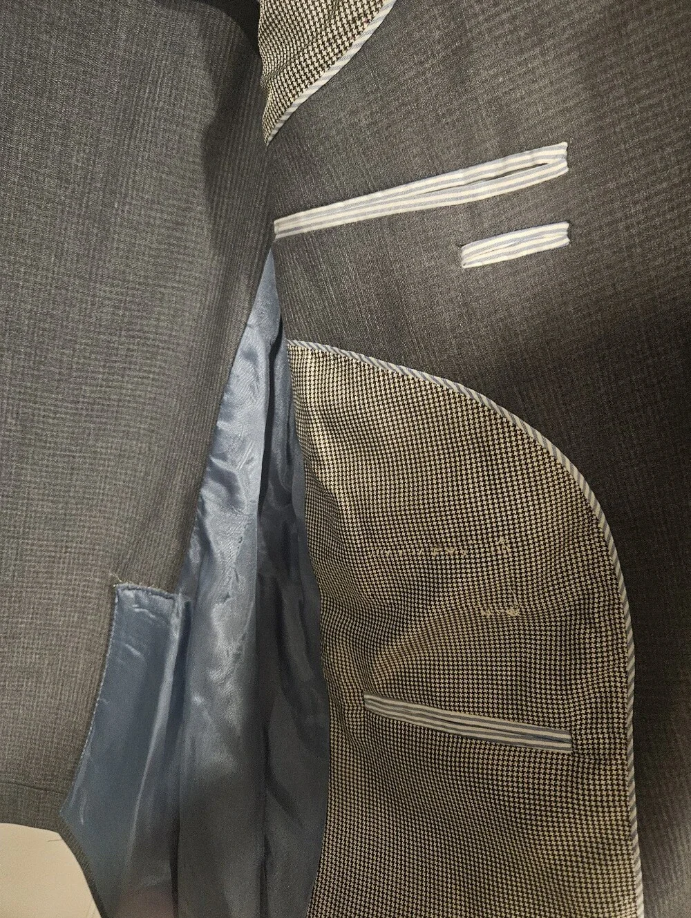JC Penney 42R Gray 2 Button Blazer Jacket Sport Suit Coat Brand Tag Removed NEW